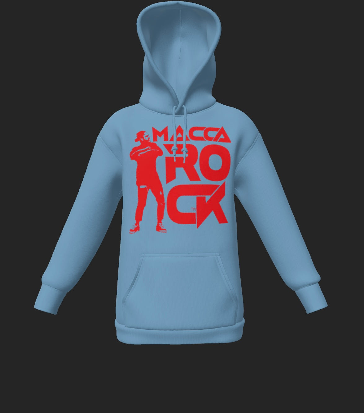 MaccaRock Unisex Pullover Sky Blue