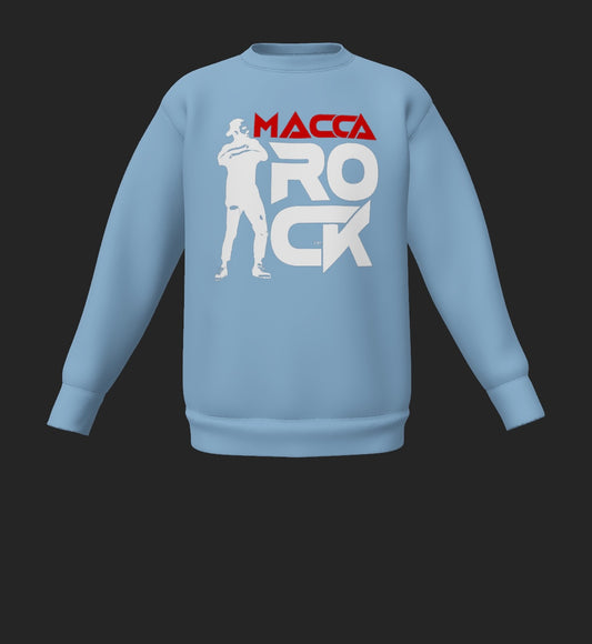 MaccaRock Unisex Sweater Light Blue