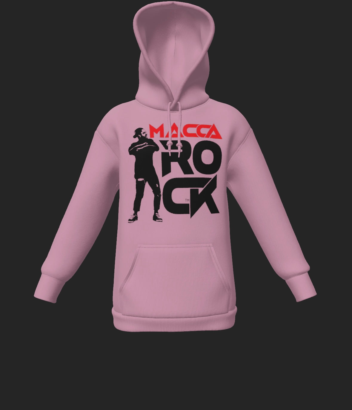 MaccaRock Unisex Pullover Light Pink
