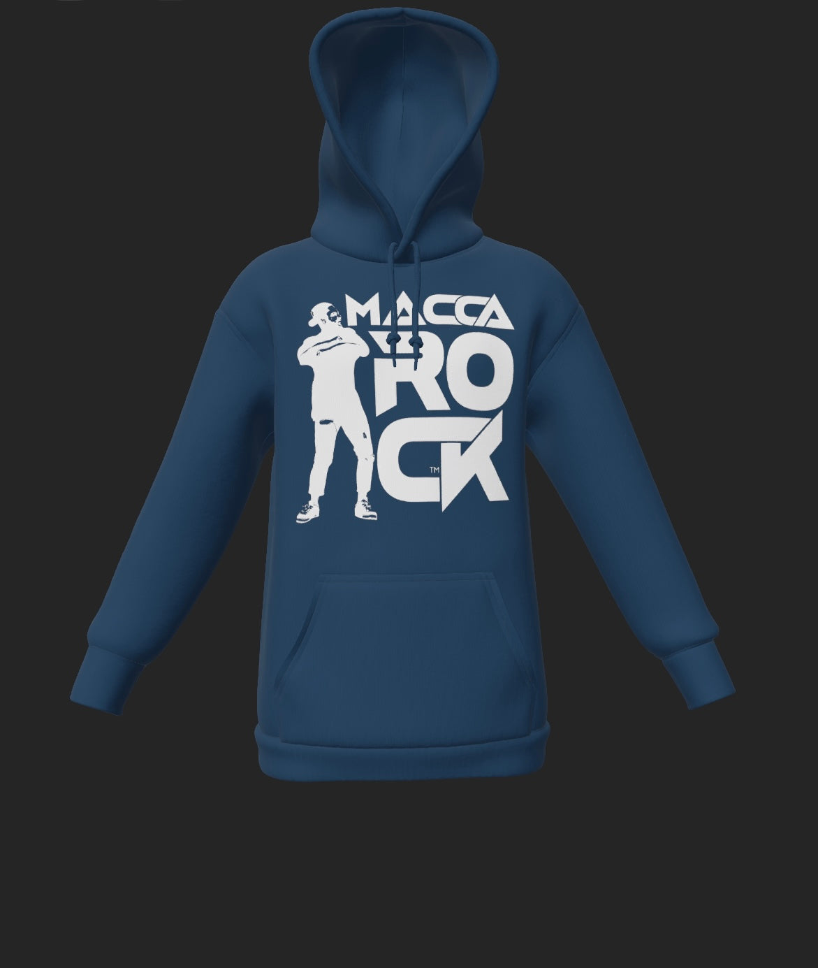 MaccaRock Unisex Pullover Indigo Blue