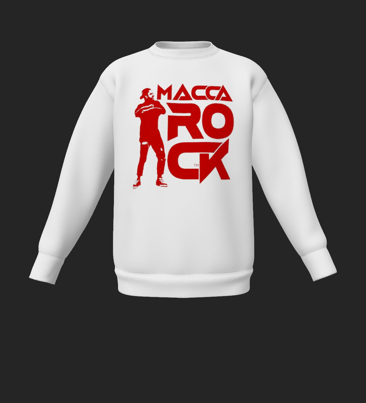 MaccaRock Unisex Sweater White