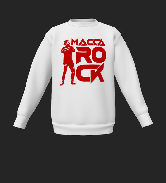 MaccaRock Unisex Sweater White