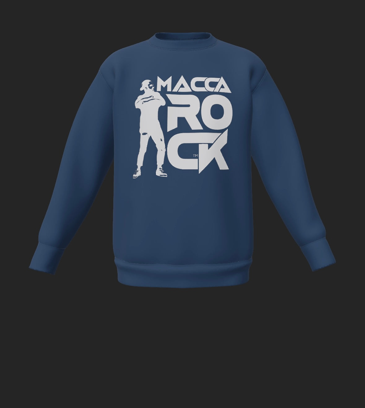 MaccaRock Unisex Sweater Indigo Blue
