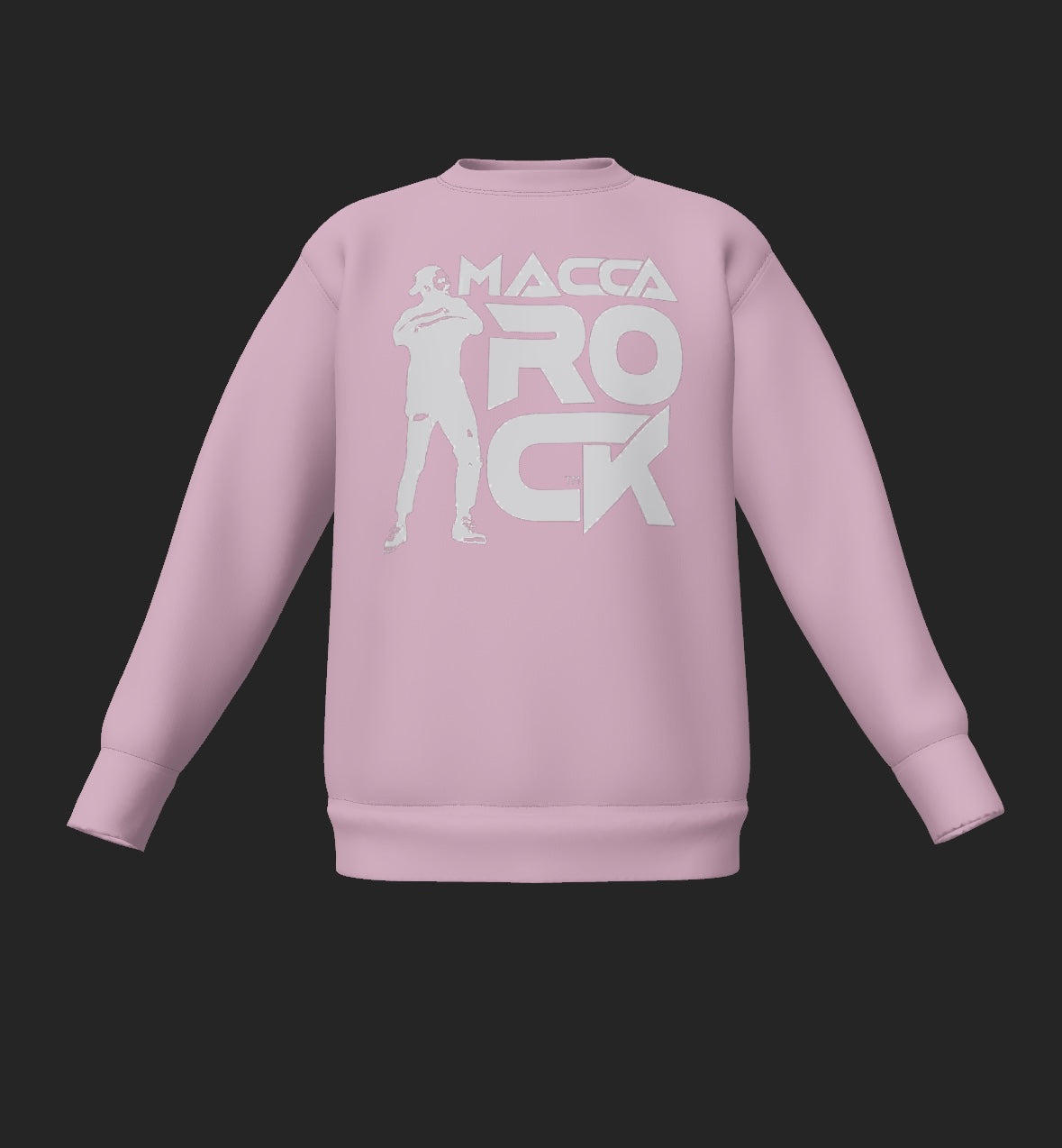 MaccaRock Unisex Sweater Light Pink
