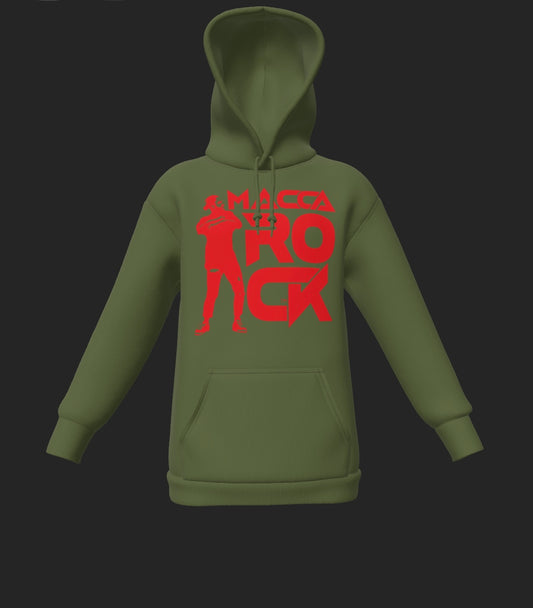 MaccaRock Unisex Pullover Military Green