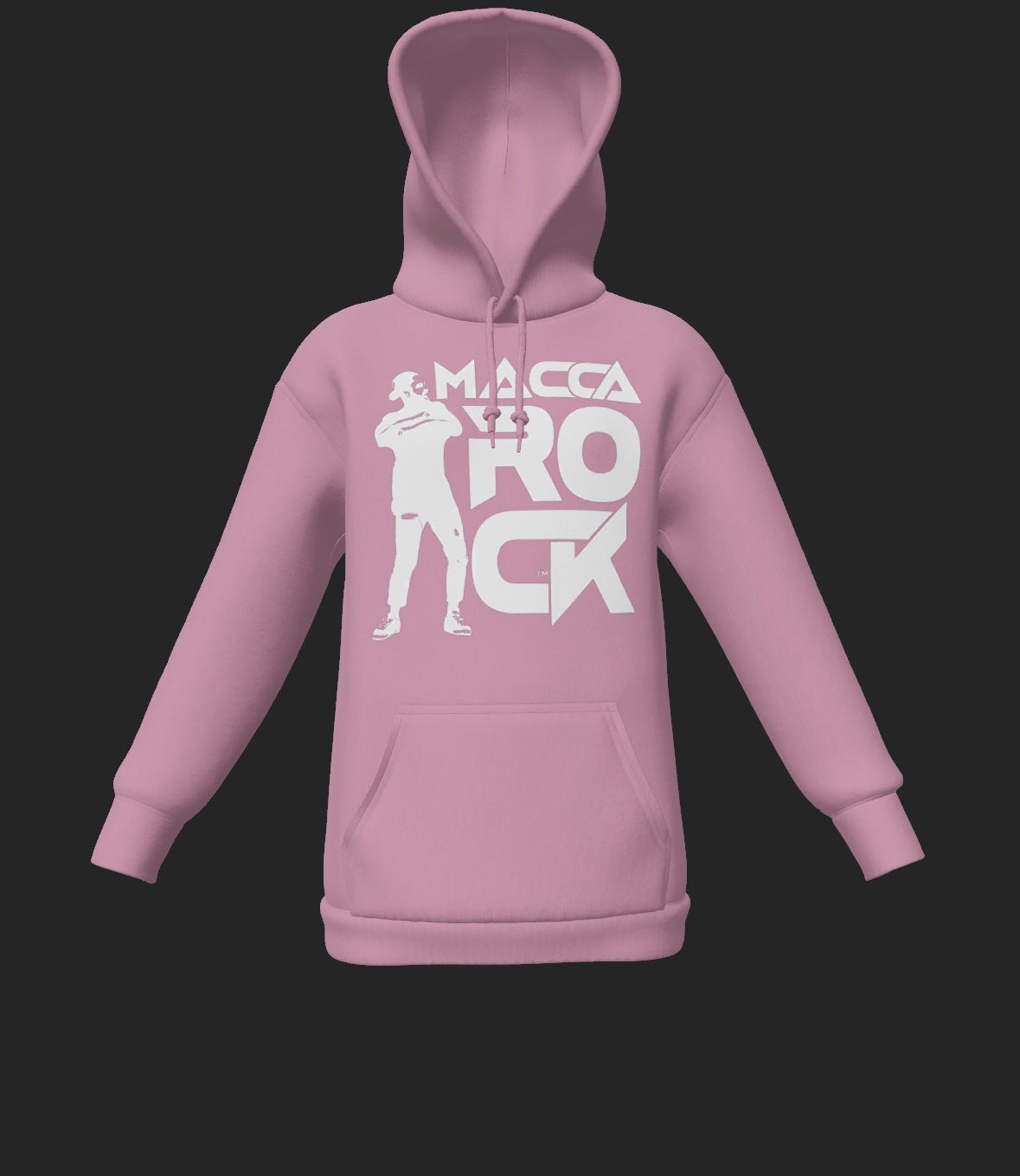 MaccaRock Unisex Pullover Light Pink