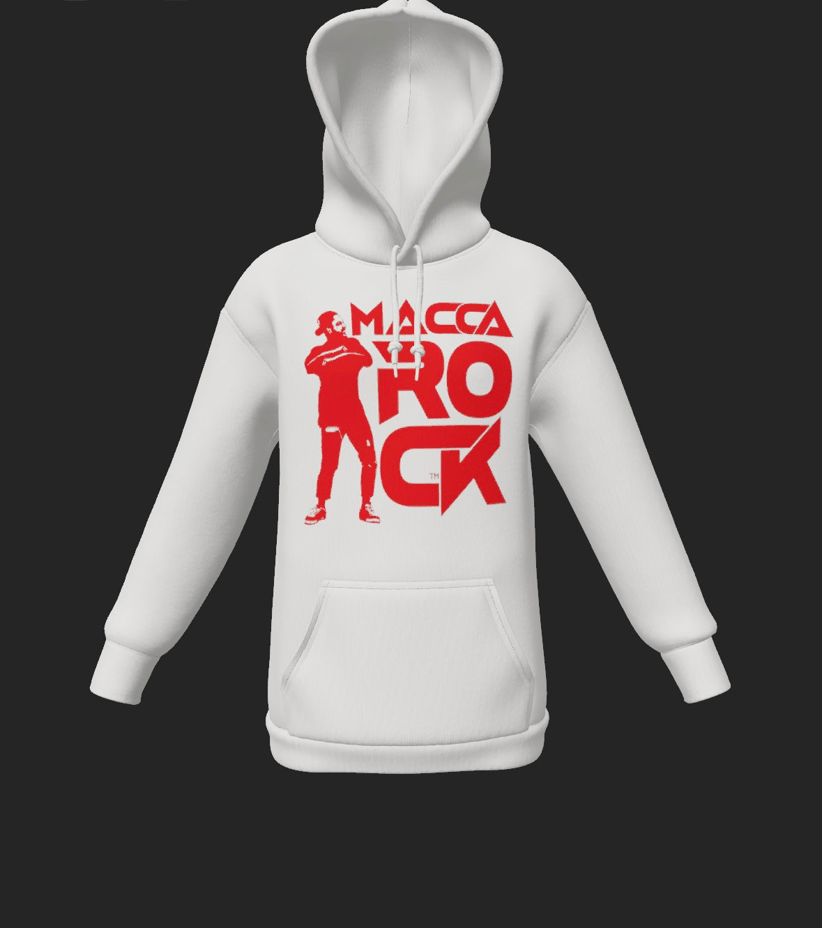 MaccaRock Unisex Pullover White