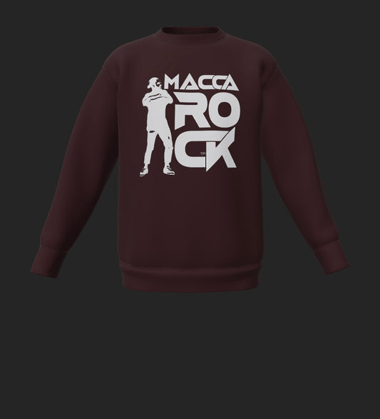 MaccaRock Unisex Sweater Burgundy