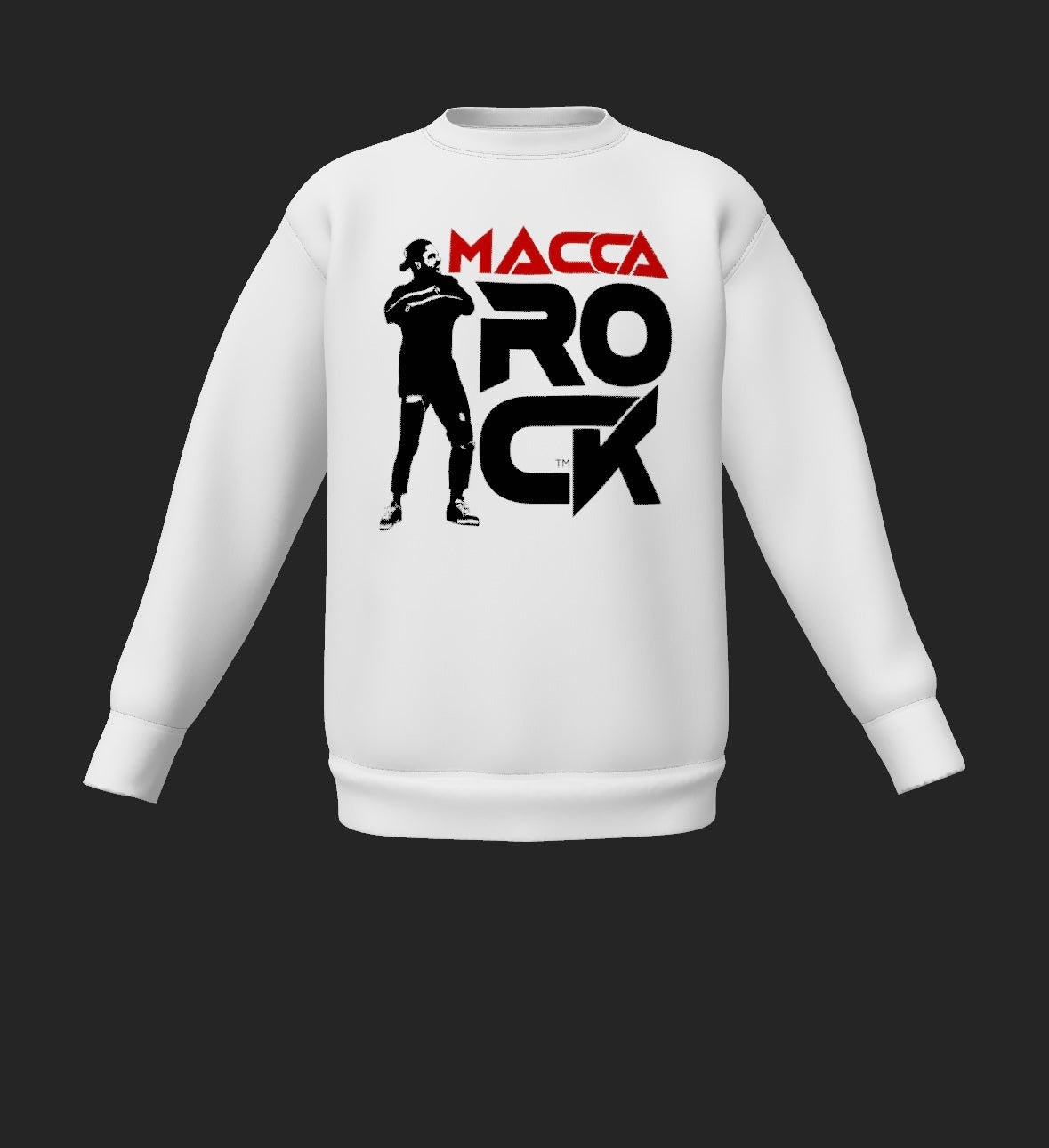 MaccaRock Unisex Sweater White