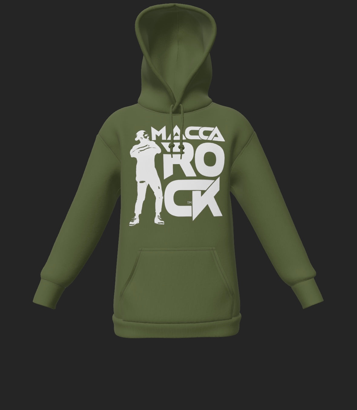 MaccaRock Unisex Pullover Military Green