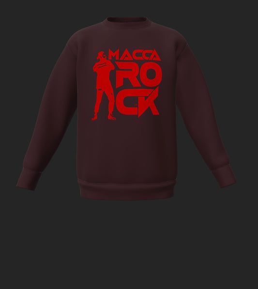 MaccaRock Unisex Sweater Burgundy