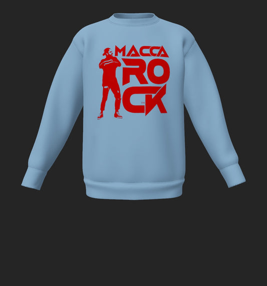 MaccaRock Unisex Sweater Light Blue