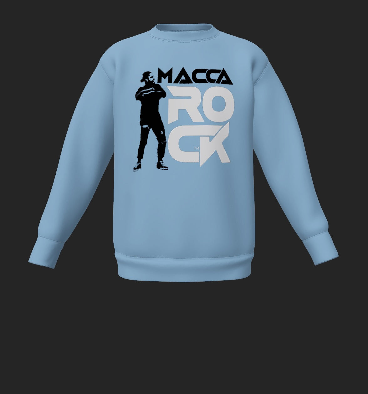 MaccaRock Unisex Sweater Light Blue