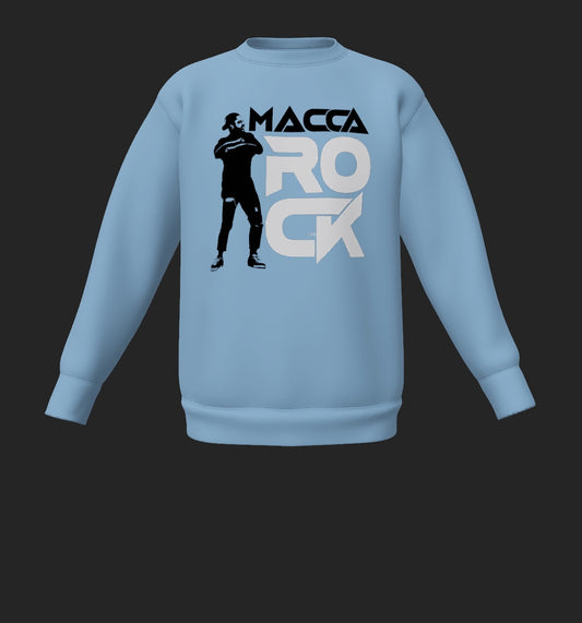 MaccaRock Unisex Sweater Light Blue