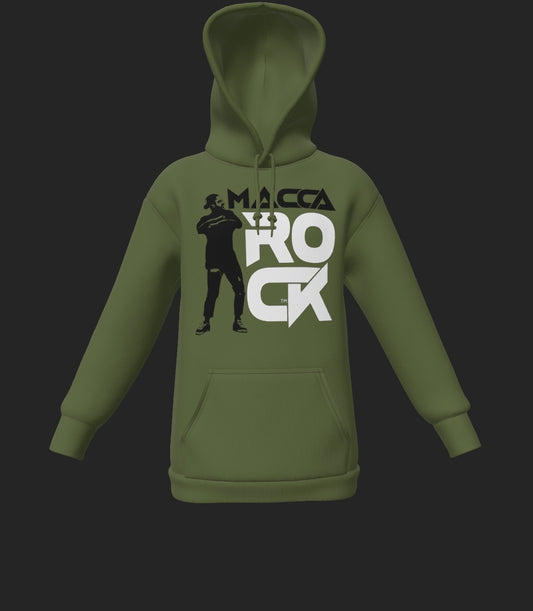 MaccaRock Unisex Pullover Military Green