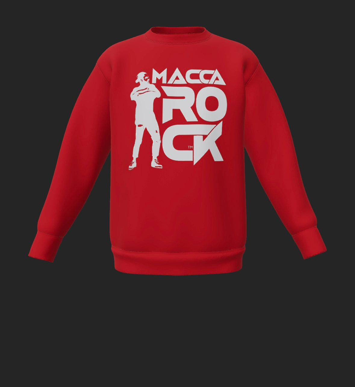 MaccaRock Unisex Sweater Red