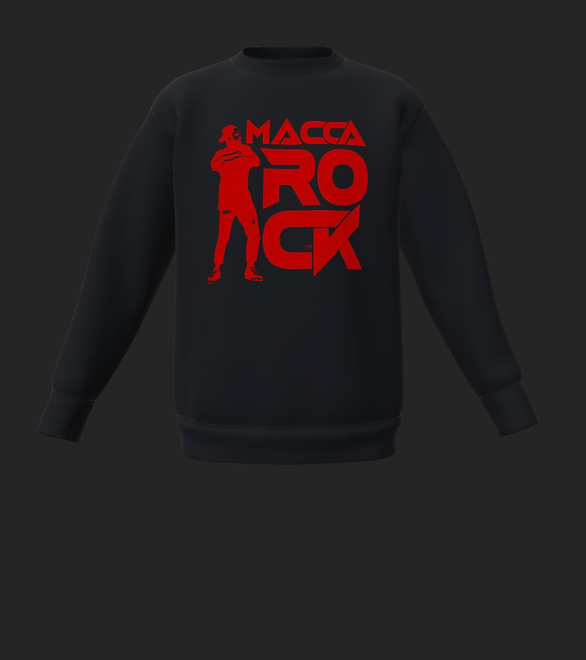 MaccaRock Unisex Sweater Navy Blue