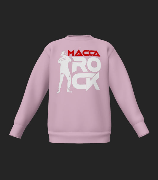 MaccaRock Unisex Sweater Light Pink