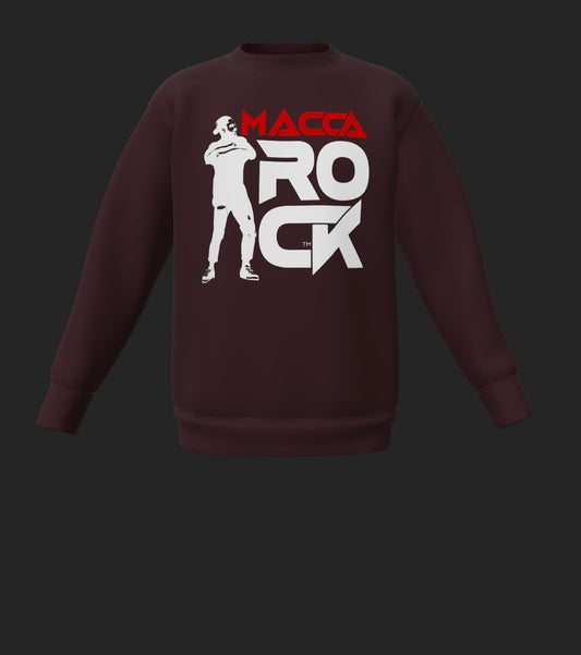 MaccaRock Unisex Sweater Burgundy