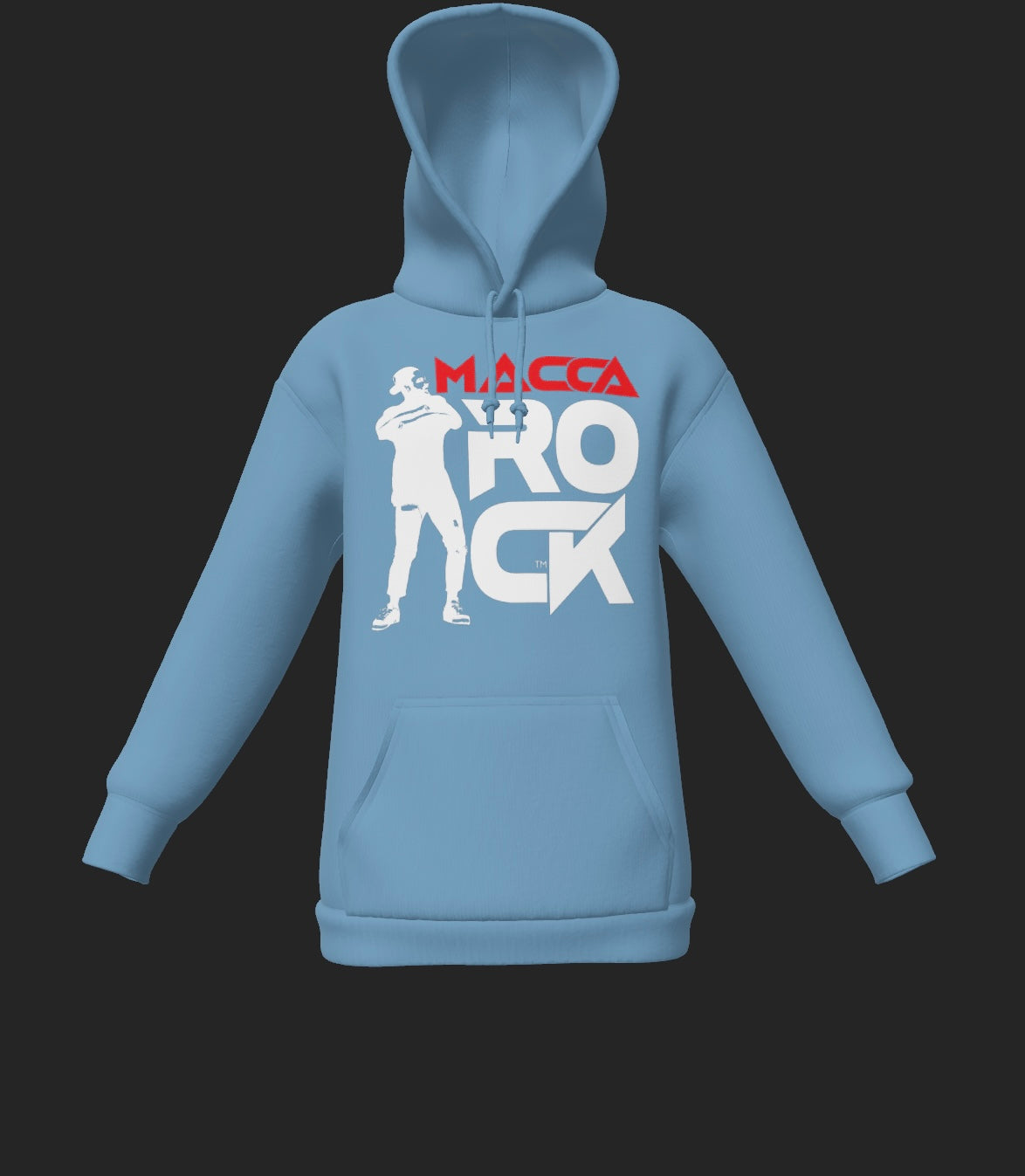 MaccaRock Unisex Pullover Sky Blue