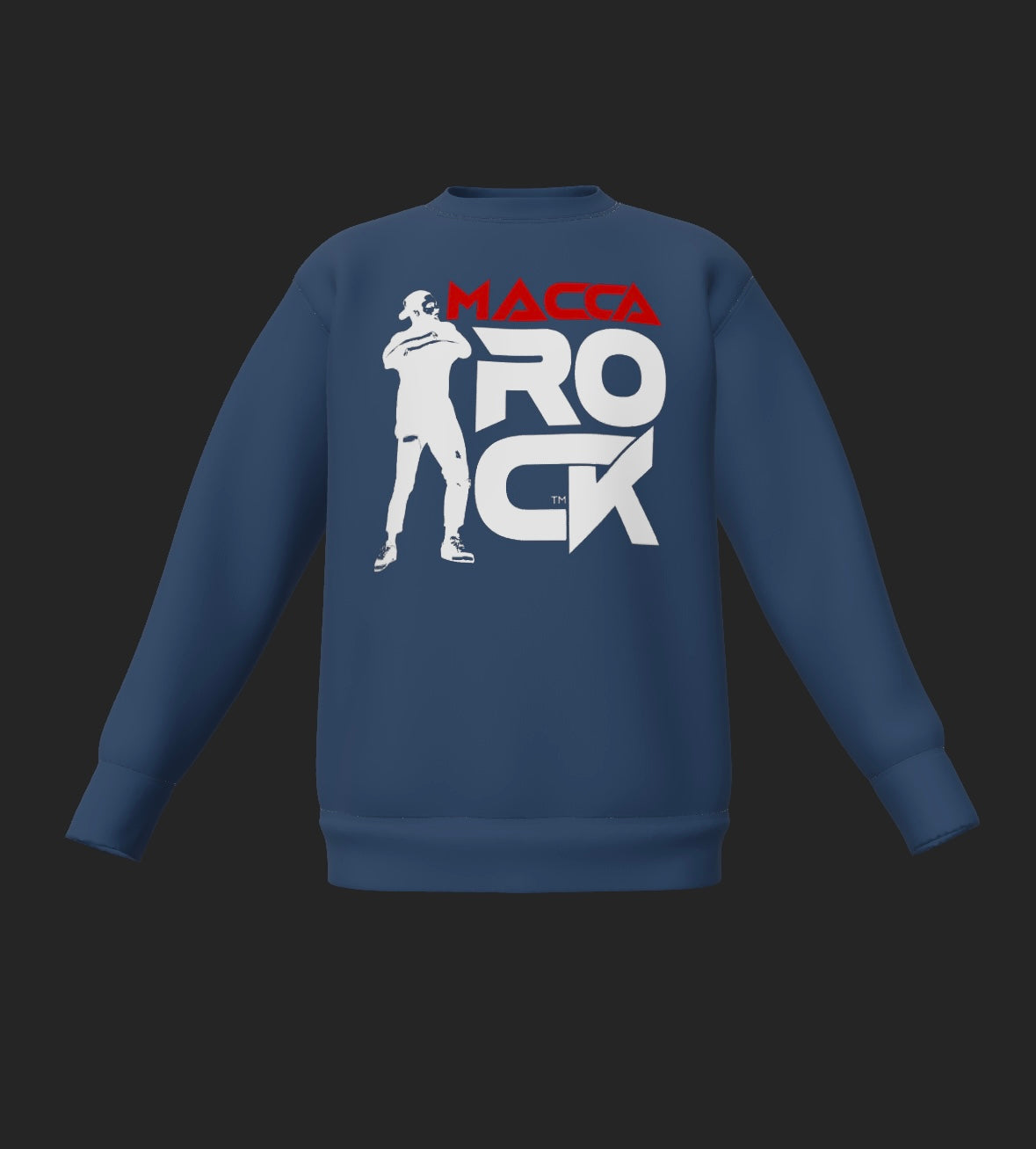 MaccaRock Unisex Sweater Indigo Blue