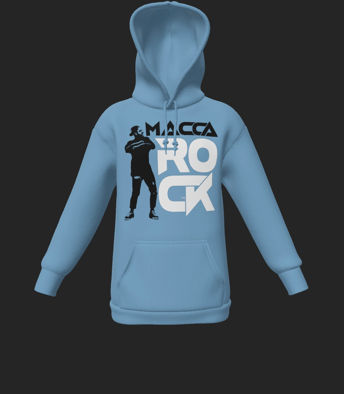 MaccaRock Unisex Pullover Sky Blue