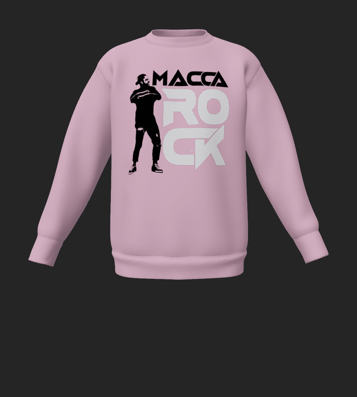 MaccaRock Unisex Sweater Light Pink